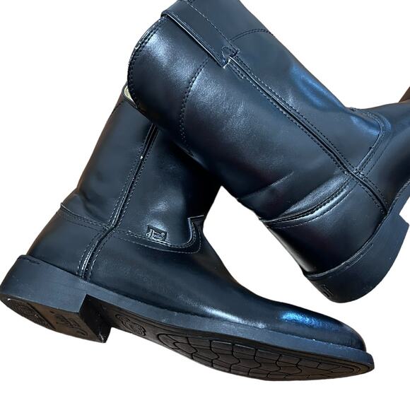 Justin Black Farm & Ranch Roper Cowboy Boots - Picture 3 of 7